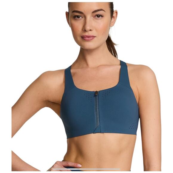 NWOT Victoria’s Secret VSX Max Featherweight Front Close Sports Bra Size 38DDD - Picture 3 of 9